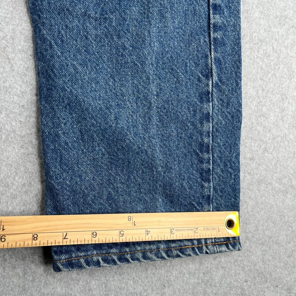 Levis 505 XX Pants Jeans 36x30 Blue Denim Straight Leg Distressed Mens - Picture 2 of 10